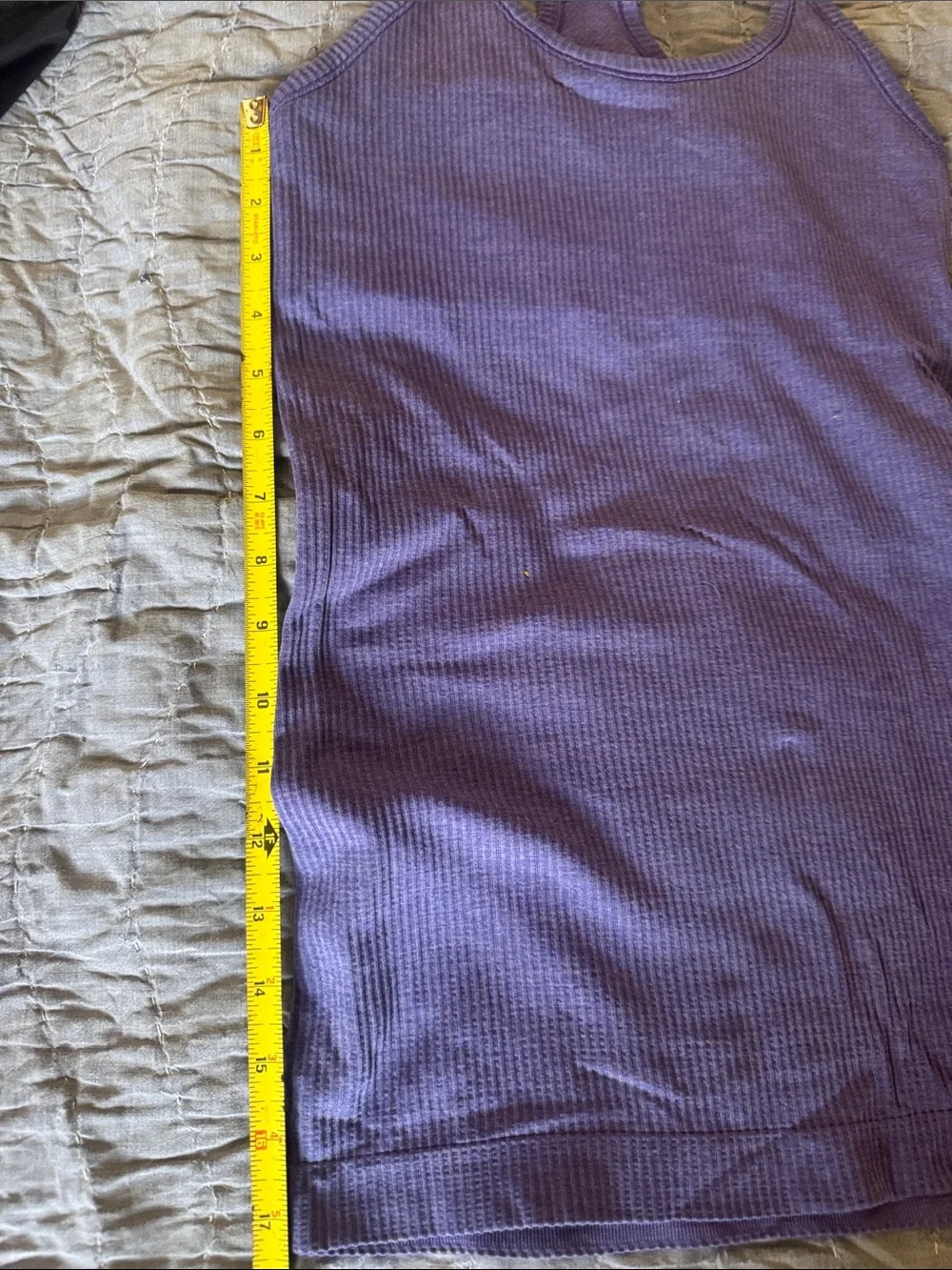 lululemon athletica Lavender Ribbed Racerback Tank